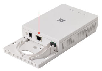 GFIber Fiber Jack with Ethernet outlet highlighted