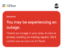 Outage Banner