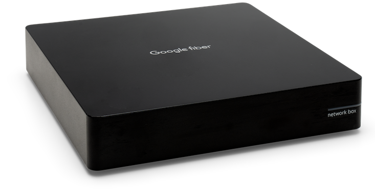 Front side view of GFiber Network Box