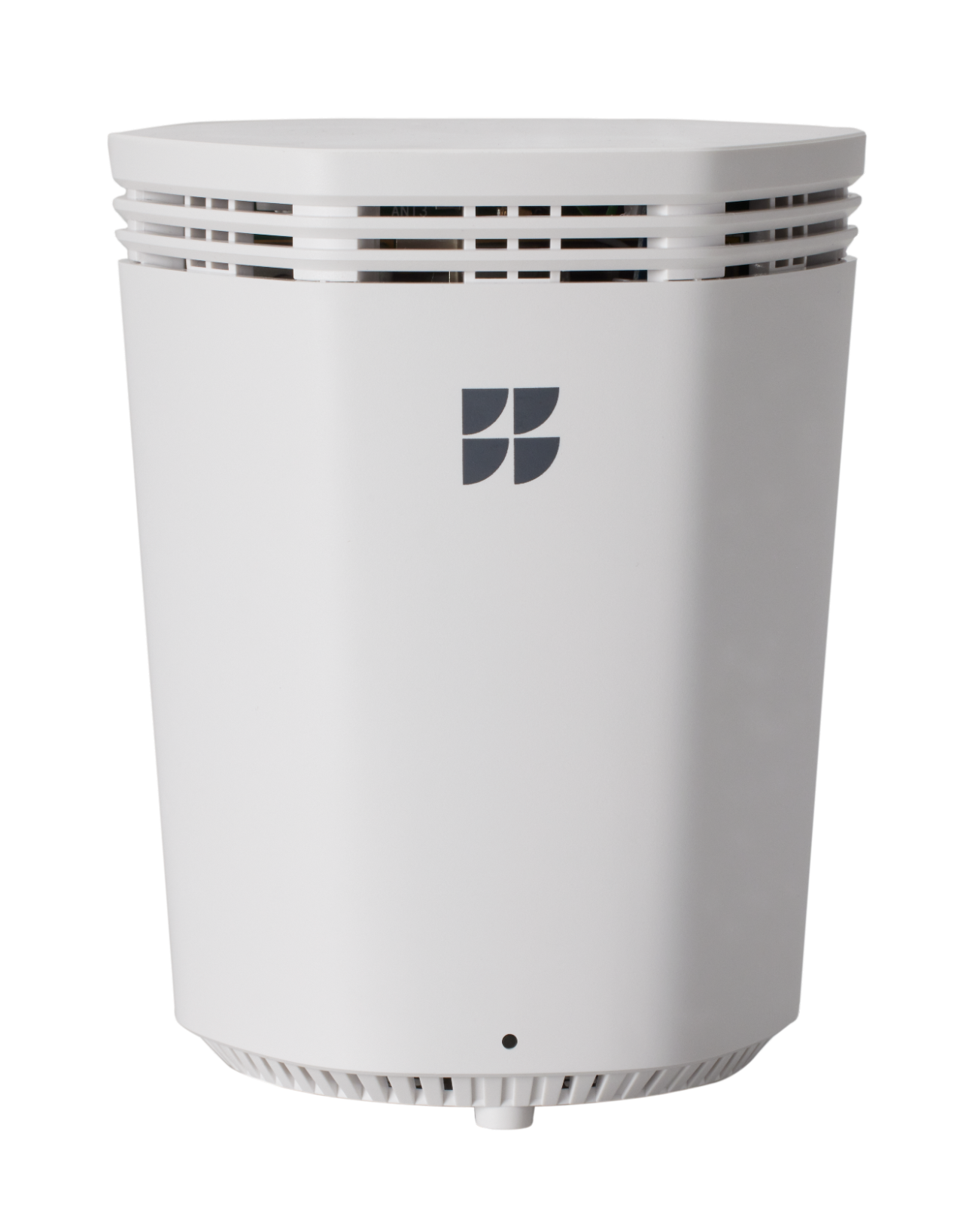Front view of the GFiber Wi-Fi 6 Mesh Extender (Model GE6E220C)